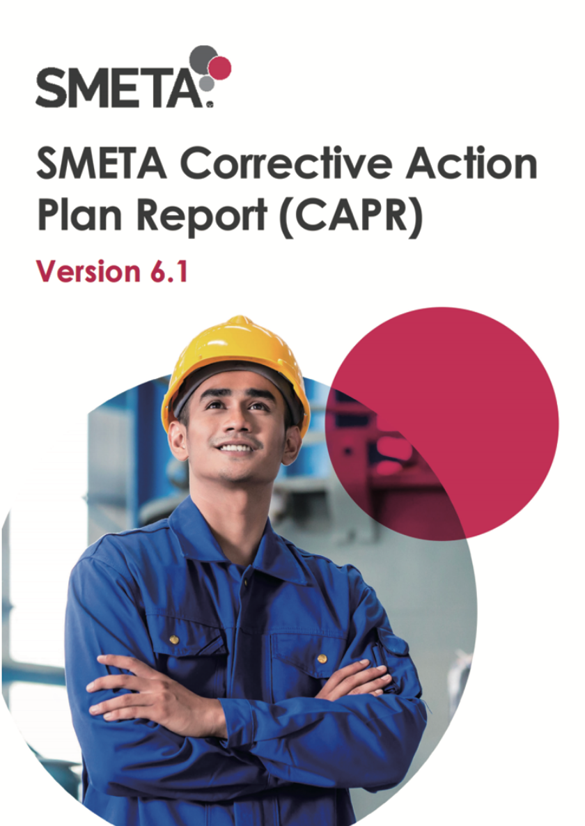 SMETA Corrective Action Plan (CAPR) Report