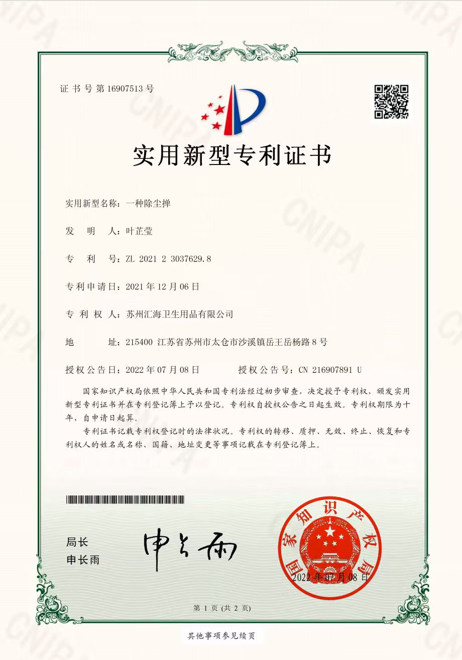 Patent Certificate 2