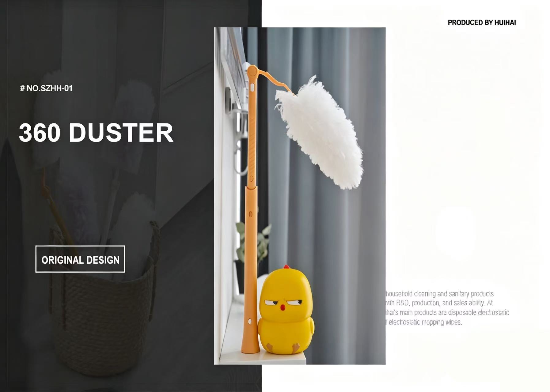 360 Duster (Omnidirectional Electrostatic Duster)